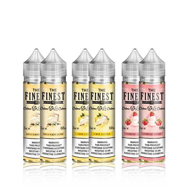 Finest Creme De La Creme Series E-Liquid 120mL - Freebase - 60mL 2-Pack