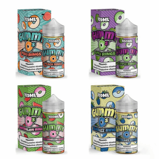 Gummy O's Series E-Liquid 100mL - Freebase