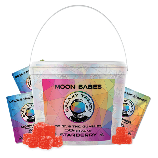 Galaxy Treats Moon Babies Gummies 2-Pack - 100pc Display Bucket