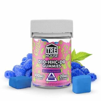 Tre House D9 D10 HHC Gummies - 400mg 20ct Jar
