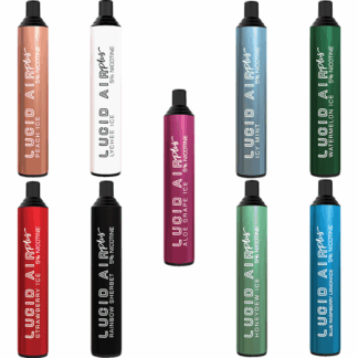 Lucid Air Plus Mesh Disposable 5000 Puffs 12mL 0-50mg - MOQ 10