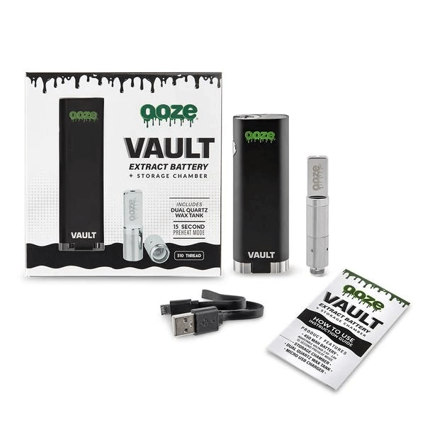 Ooze Vault Extract 510 Battery Mod plus Storage Chamber - 450mAh