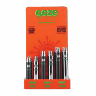 Ooze Standard 510 Batteries - 24pc Display- Multiple Sizes