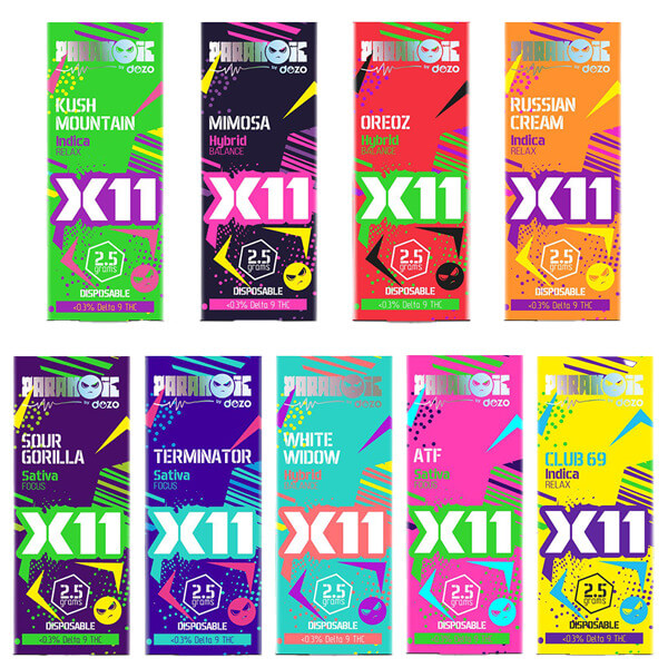 Dozo Paranoic X11 Disposable - 2.5g