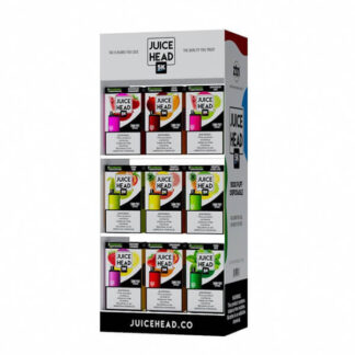 Juice Head 5K Disposable 45pc Counter Display - 13.3 in x 8.66 in x 20.47 in