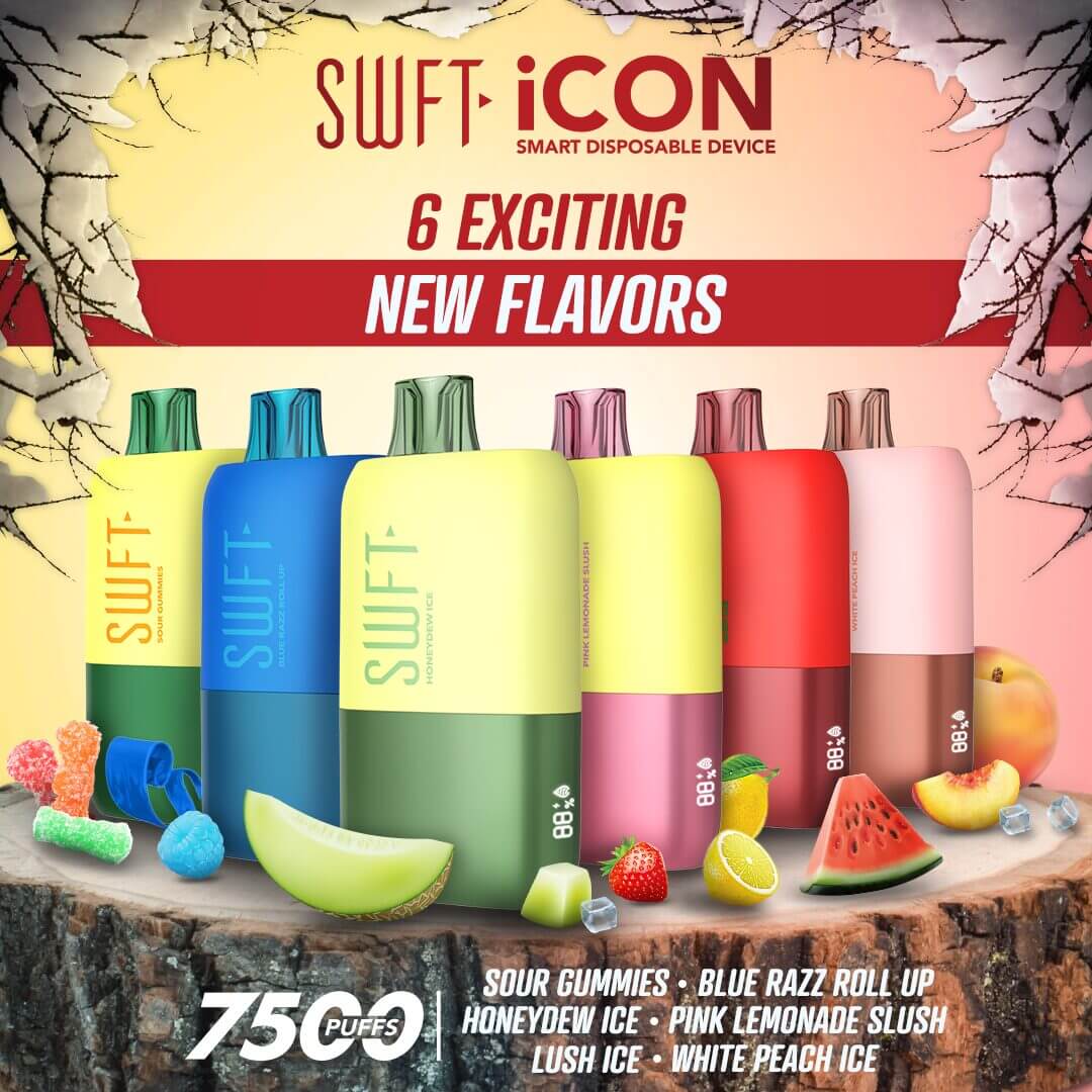 SWFT Icon Disposable 7500 Puffs 17mL 50mg - MOQ 10