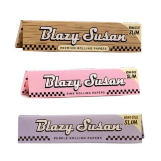 Blazy Susan Rolling Papers Slim King Size 50-Sheet Booklet - 32pc Display