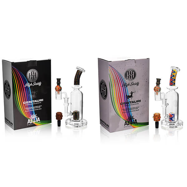 High Society Centauri Premium Wig Wag Hybrid Pipe