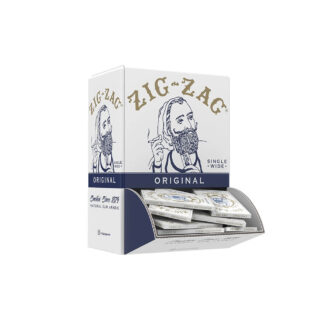 Zig Zag Original White Rolling Papers 32-Sheet Booklet - 48-Booklet Display