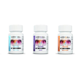 Nirvana CBD Softgel Capsules - 750mg 30ct Jar