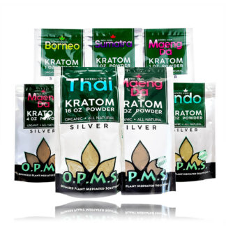 OPMS Kratom Silver Powder Bag