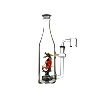 MKGlass TX42 Toxic Dragon Bottle Rig 10 in Water Pipe