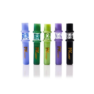 MKGlass MKCH7 Slime Chillum Glass Hand-Pipe - 12pc Display