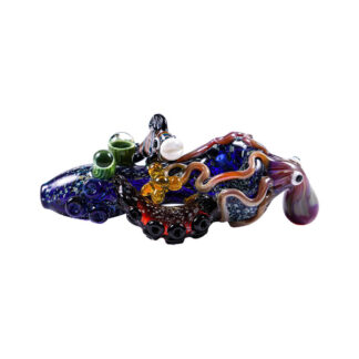 MKGlass MKH18 Sealife Octopus Premium Glass Hand-Pipe
