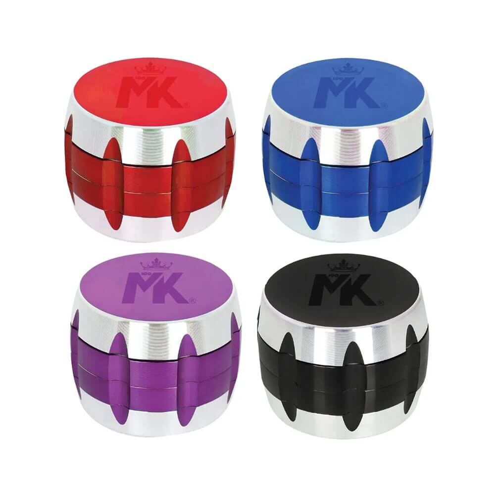 MKGlass MKGR5 Blade 4 Part Premium Grinder Display - 6pc Display