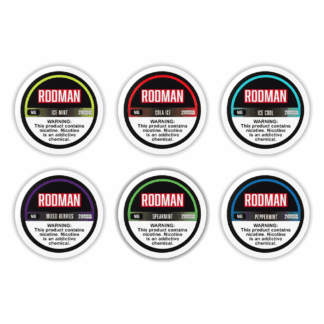 Rodman Nicotine Pouches - 20ct Can- 5-Can Pack