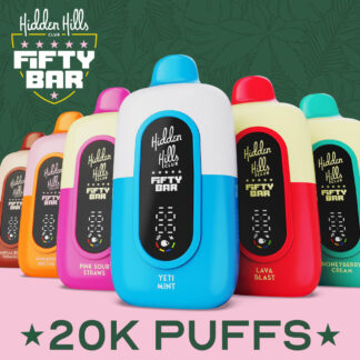 Fifty Bar 20K Hidden Hills Disposable 20000 Puffs 18mL 50mg - MOQ 5