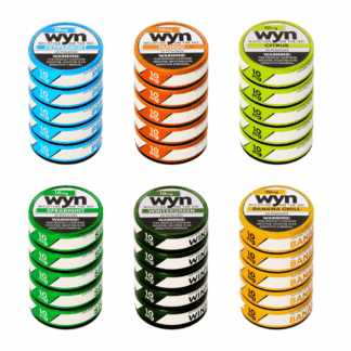 WYN Nicotine Pouches - 20ct Can- 5-Can Pack