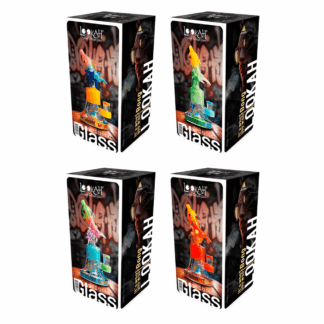 Lookah 9 in Cool Oceans World Artistic Dab Rig - WPC1206