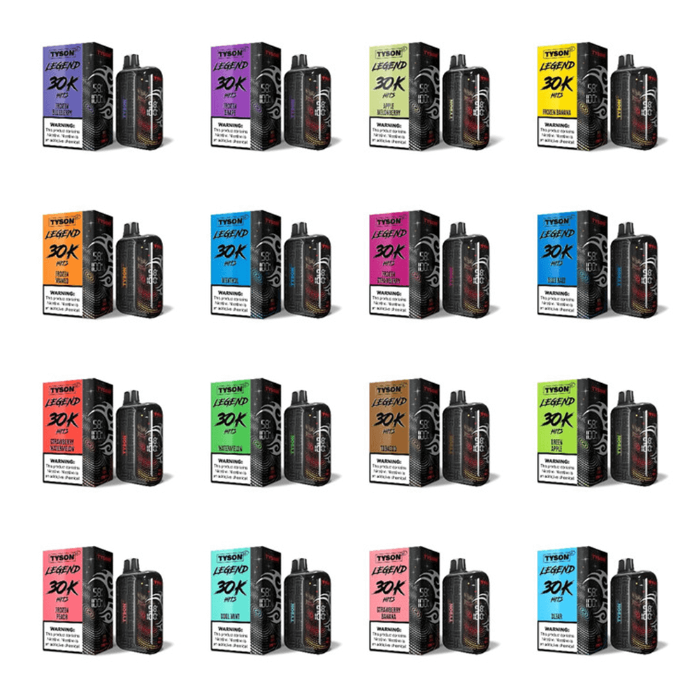 Tyson 2.0 Legend Disposable 30k Puffs 50mg - 16mL - MOQ 5