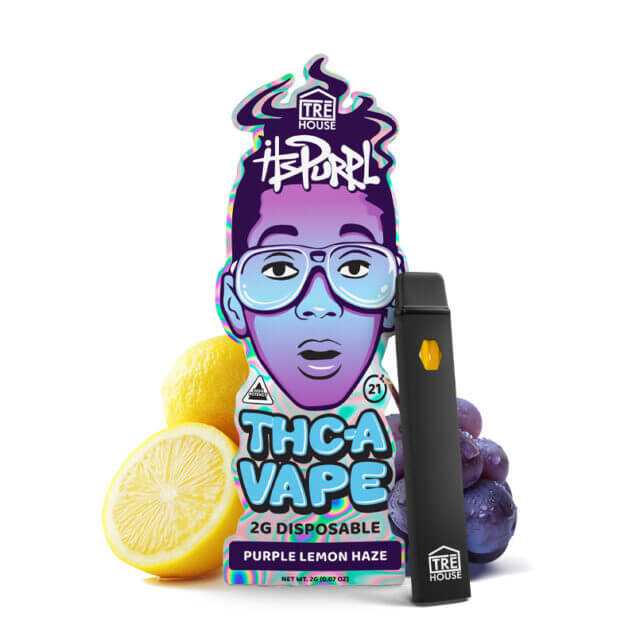 Tre House It's Purpl Delta 8 Disposable 2g