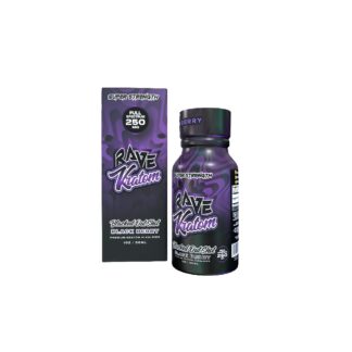 Rave Kratom Super Strength Blacked Out Liquid Shot