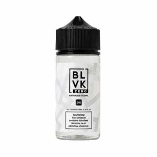 BLVK ZERO Series E-Liquid 100mL - Freebase