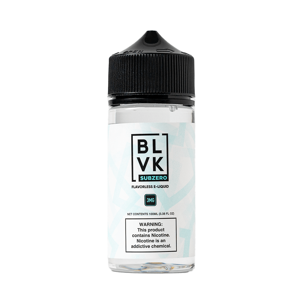 BLVK BELOW ZERO Series E-Liquid 100mL - Freebase