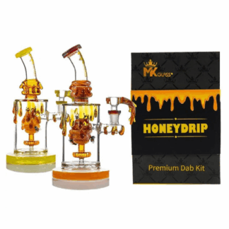MKGlass - Water Pipe MK109 Honeydrip Bee Rig 9 in