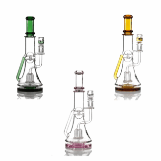 MKGlass - Water Pipe TX40 Toxic Squid Perc Recycler Beaker