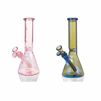MKGlass - Water Pipe TX98 10″ Electroplated Trophy Beaker