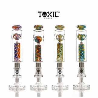 MKGlass - Nectar Collector TXNC36 Toxic Spectrum Nectar Collector with Ceramic Screw Tip