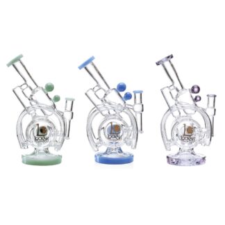 Lookah - Dab Rig 14 in Recycler Orbital Double Chamber Water Pipe - WPC1016