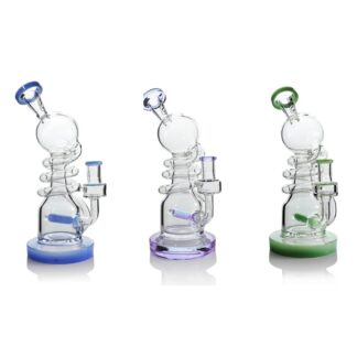 Lookah - Dab Rig 10 in Recycler Inline Percolator Water Pipe - WPC2023
