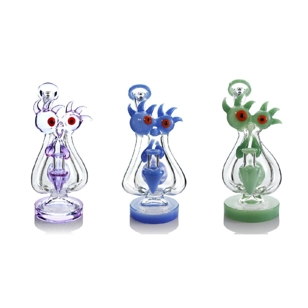 Lookah - Rig 9 in Cool Recycler Beast Water Pipe - WPC2024