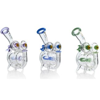 Lookah - Dab Rig 8 in Mini Percolator WALL-E Glass Water Pipe - WPC2029