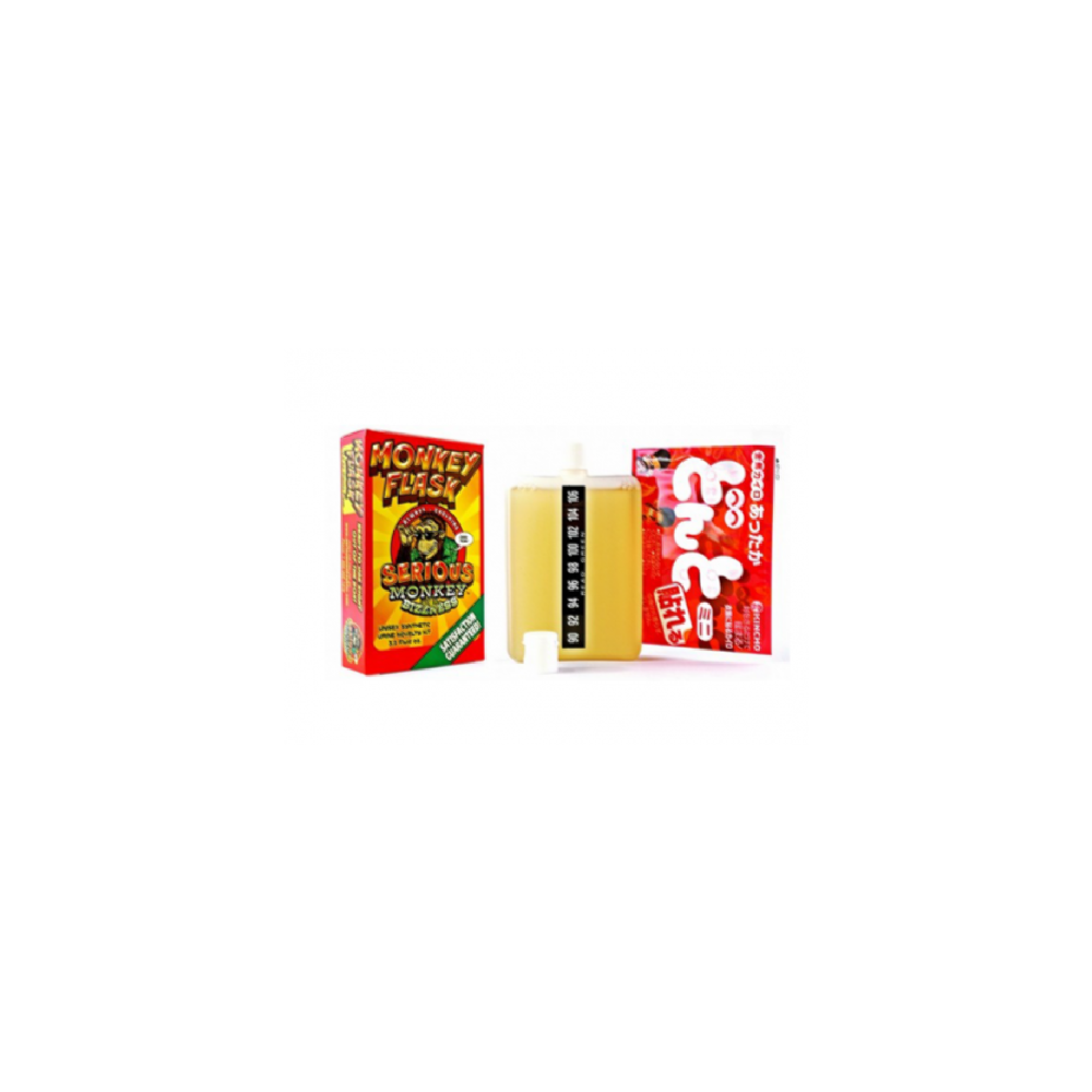 Serious Monkey Bizzness - Synthetic Urine Monkey Flask Kit 3.5oz