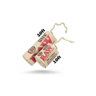 Raw* - DISPLY 40pc- Hemp Wick- 10ft/3m