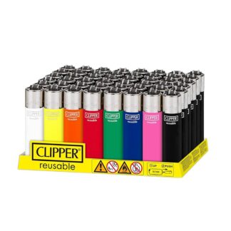Clipper - DSPLY 48pc- Lighter CP11R Reusable Classic Large Value Pack