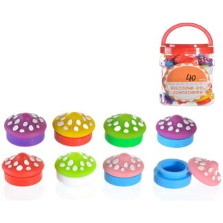 Non branded - DSPLY 40pc- Accessories Silicone Oil Containers