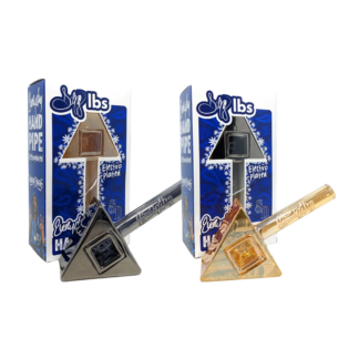 Dogg Lbs (Hand Pipe) 4" Everyday Electro Plated Tri-Prism