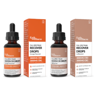 ERTH (CBD)(Tincture)(3000mg 30mL) Full Spectrum High Potency CBD + CBG Recovery Drops