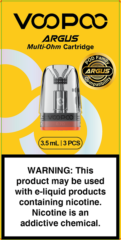 Voopoo Argus Multi Ohm (Pods)(3-Pack) 3.5mL Top-Fill - Image 5