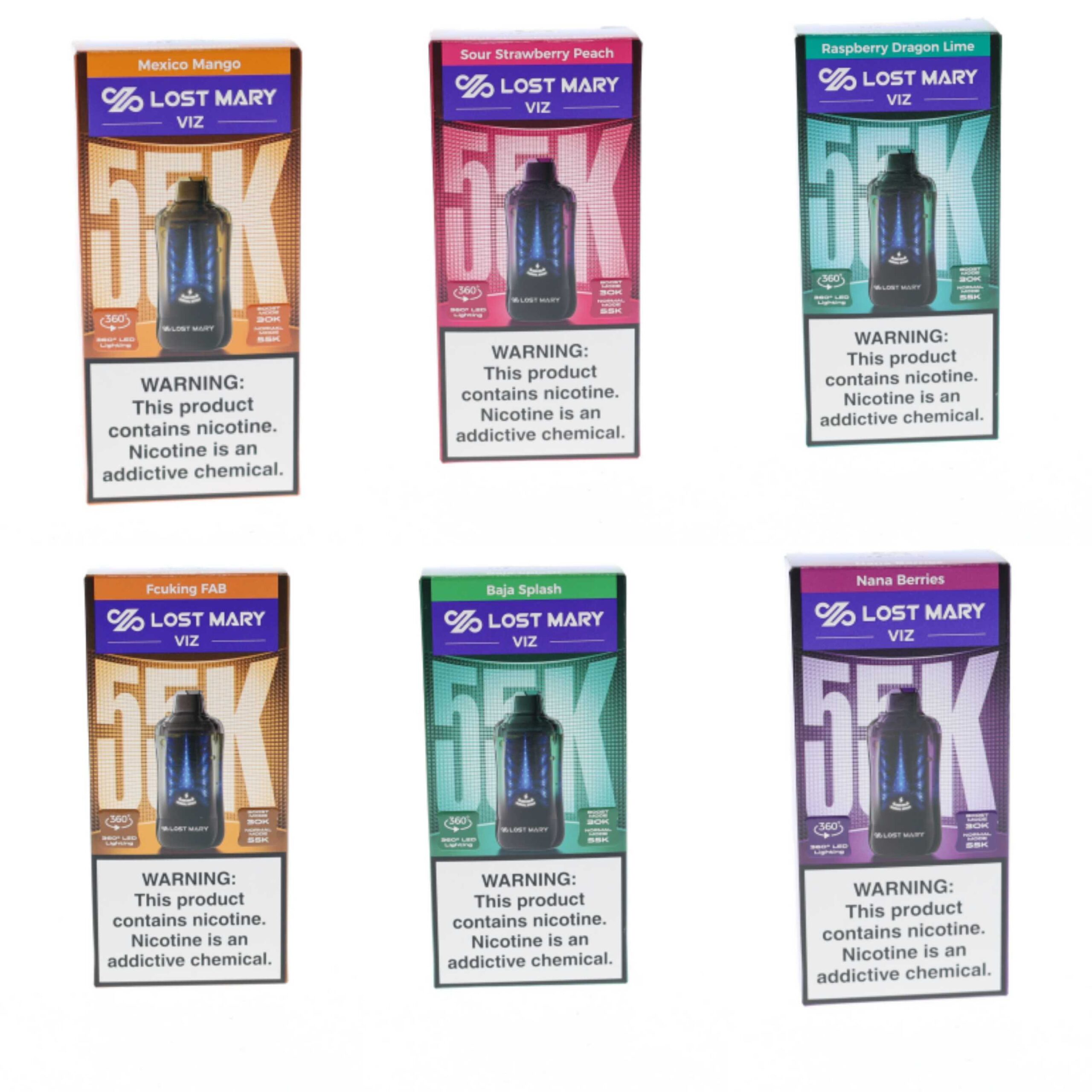 Lost Mary VIZ 55000 (Dispo) (55000Puff) (16.7mL)