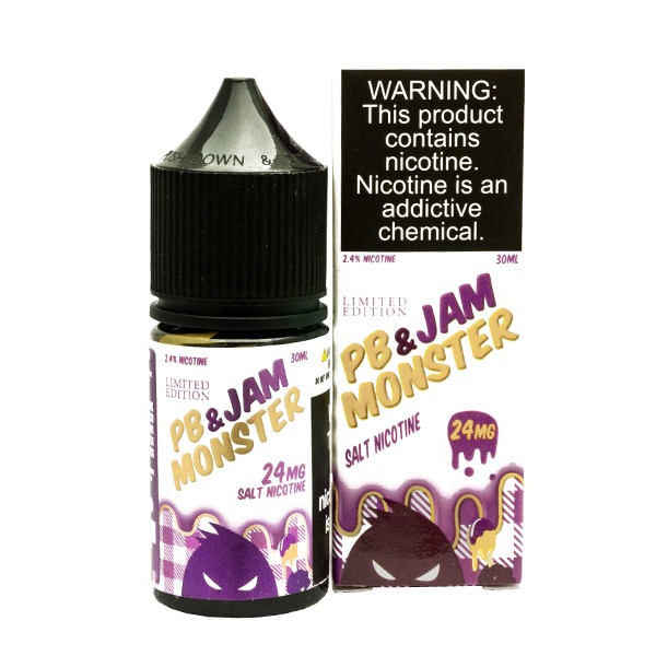 Jam Monster Salt Series E-Liquid 30mL - Salt Nic - Original, Ice, Custard, Etc. - Image 96