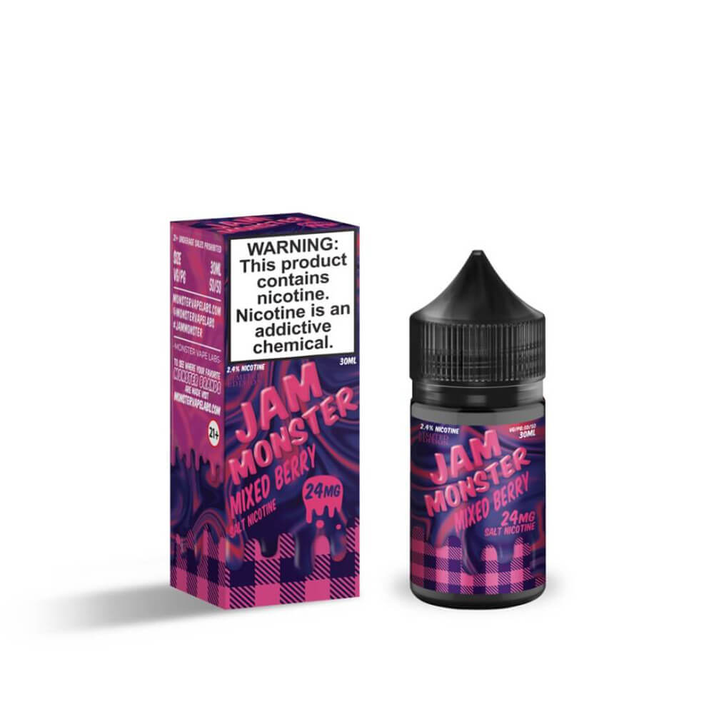 Jam Monster Salt Series E-Liquid 30mL - Salt Nic - Original, Ice, Custard, Etc. - Image 90