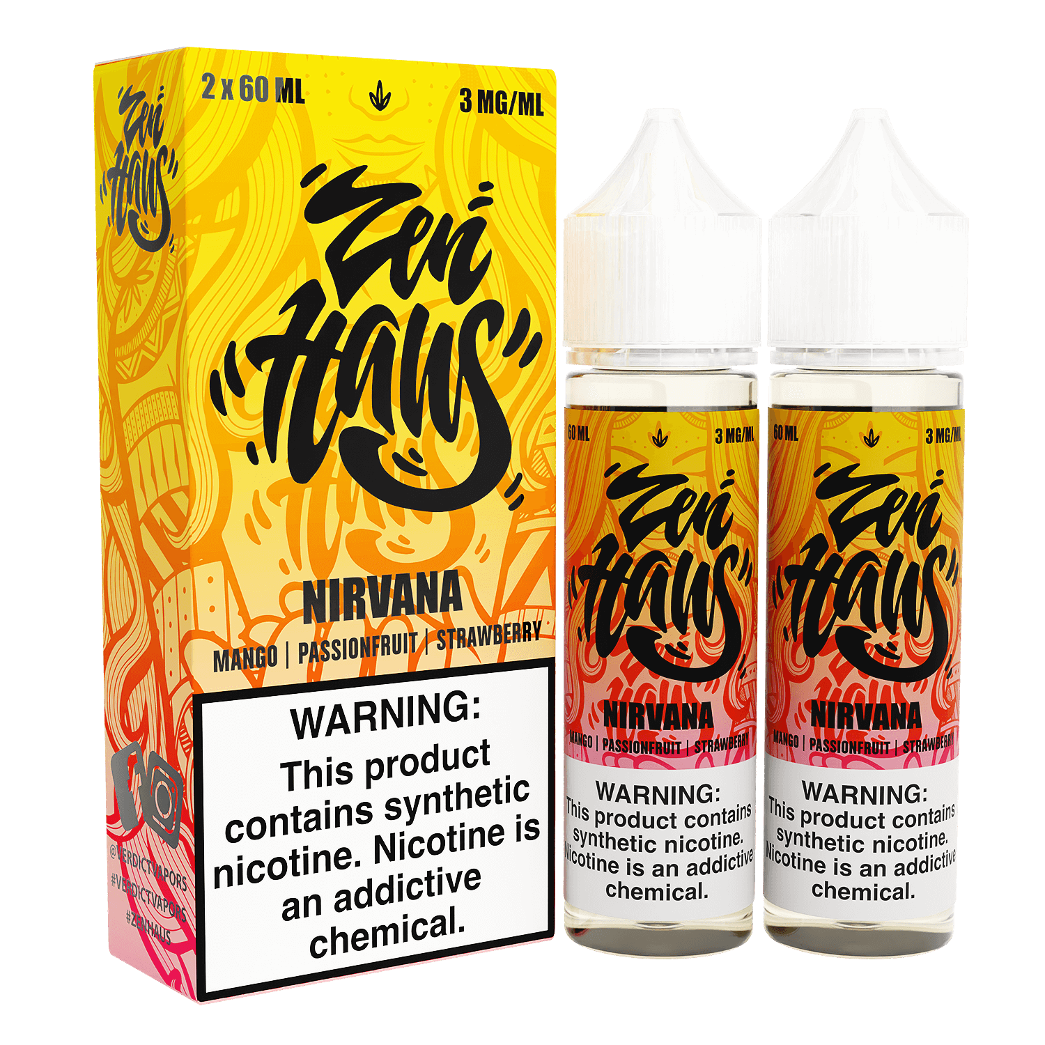 Zen Haus Series E-Liquid 120mL - Freebase - 60mL 2-Pack - Image 20