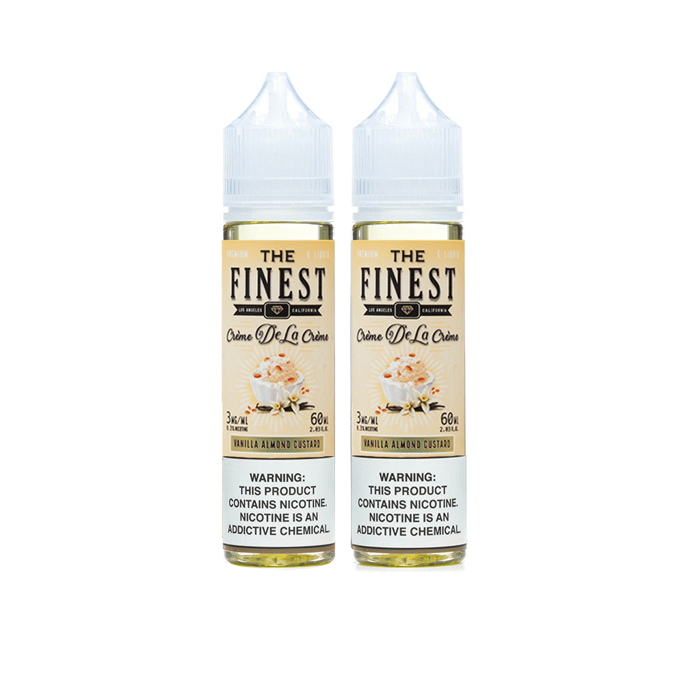 Finest Creme De La Creme Series E-Liquid 120mL - Freebase - 60mL 2-Pack - Image 11