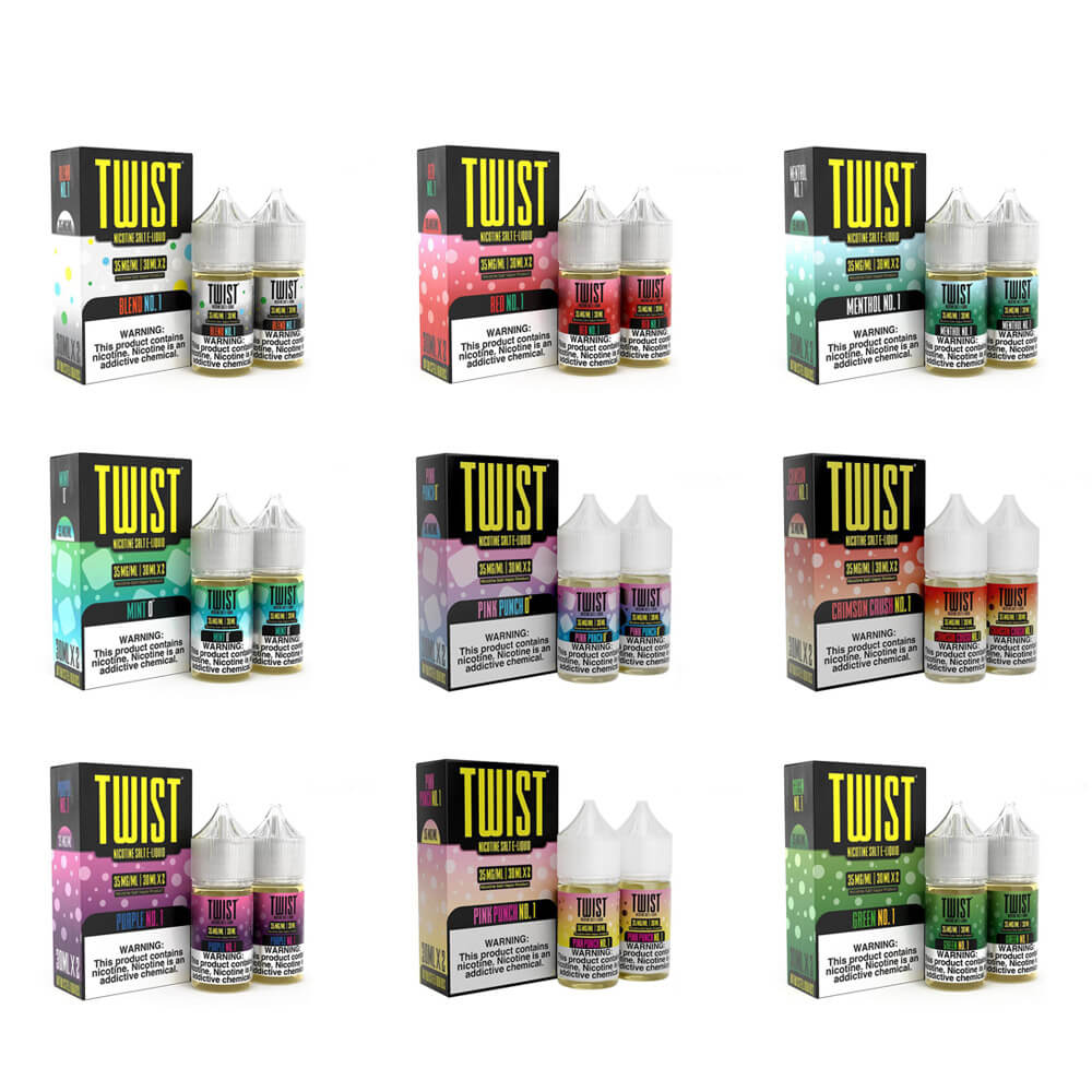 Twist Salts Series E-Liquid 60mL - Salt Nic - 30mL 2-Pack - Image 39