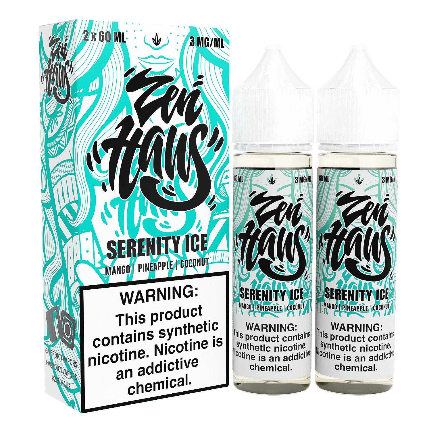 Zen Haus Series E-Liquid 120mL - Freebase - 60mL 2-Pack - Image 15